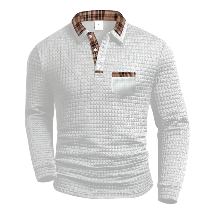 Harvey- Textured   Polo Shirt