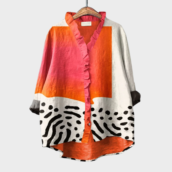 Helen | Luxury Blouse- Elegant  Design & Unique print