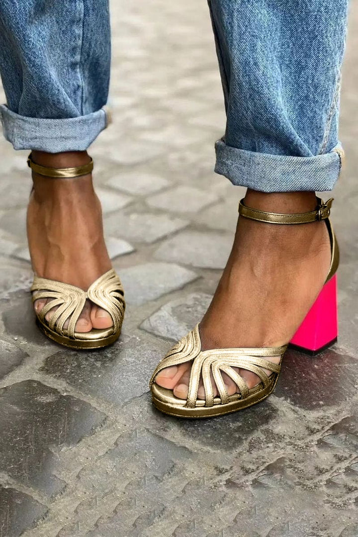 Classic Open Toe Heels