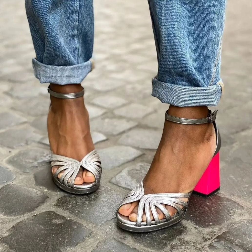 Classic Open Toe Heels