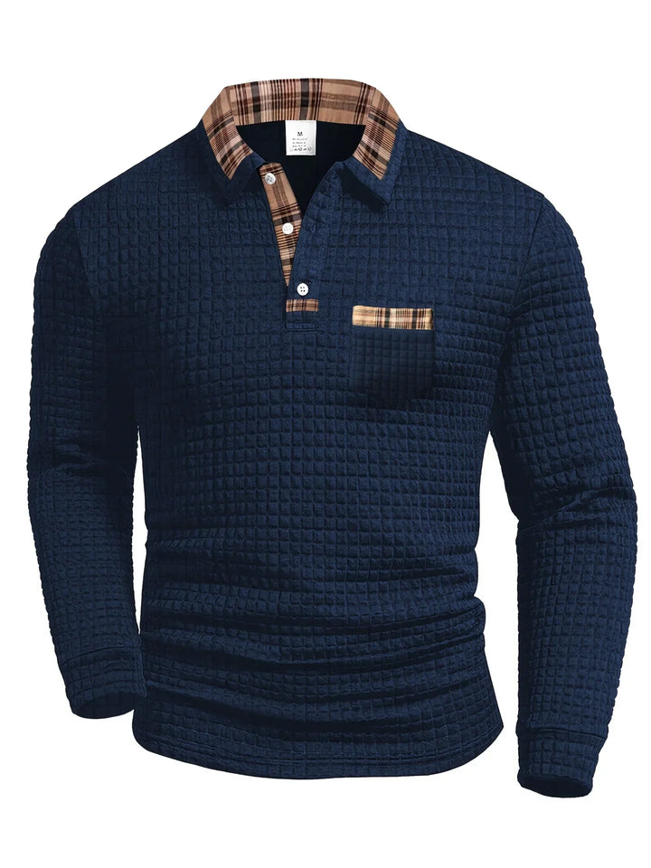 Harvey- Textured   Polo Shirt