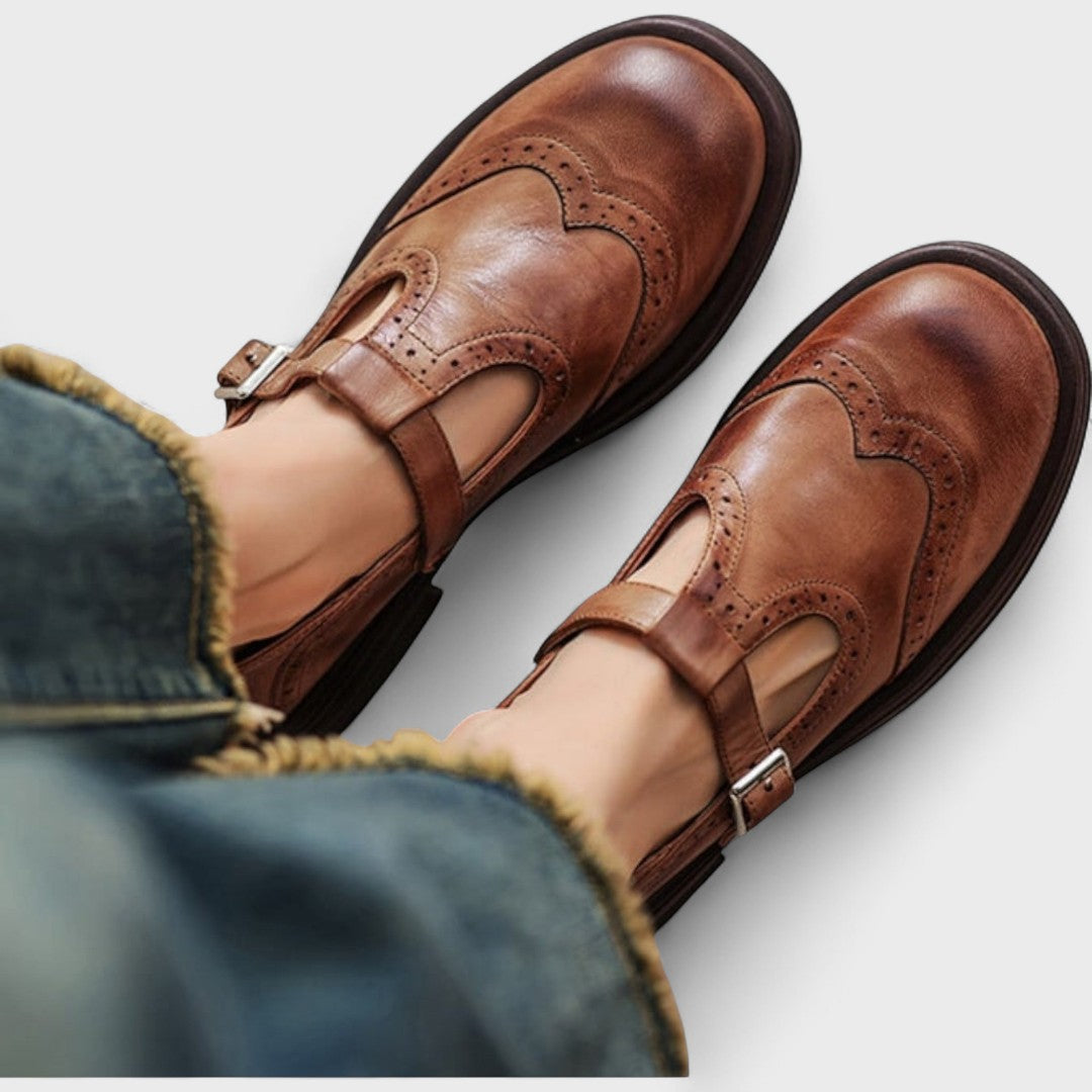 Lisa™|Vintage Style Leather Loafers